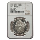 1890-CC Morgan Dollar MS-64 NGC (DPL, VAM-4, Tail Bar) 1890-CC Morgan Dollar MS-64 NGC (DPL, VAM-4, Tail Bar)